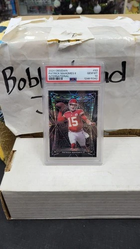 2024 PATRICK MAHOMES II INTERNATINAL OBSIDIAN CHIEFS PSA 10 GEM MINT #93