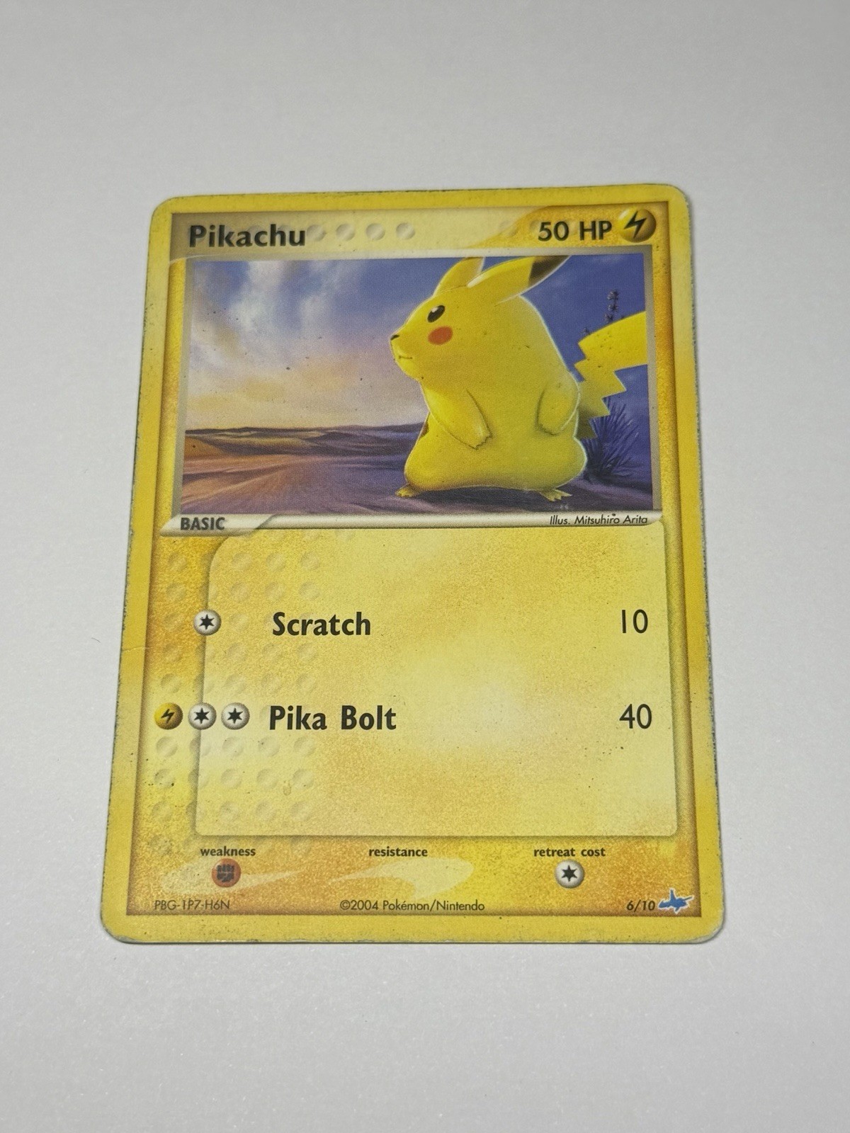 Pokemon Card Pikachu Common Normal EX Trainer Kit 1: Latias & Latios 6/10 HP