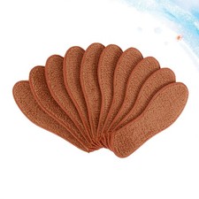 5 Pairs Thickened Absorbant Alpaca Wool Insoles Warm Shoe Inserts Winter