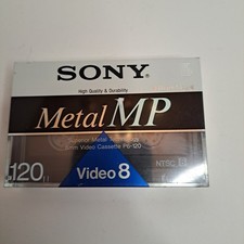 Sony Metal MP 120 8mm Video 8 Cassette Tape P6-120MP New in original packaging.