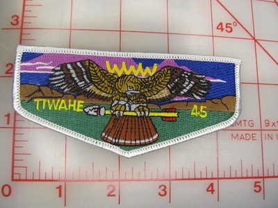 OA Lodge 45 TIWAHE collectible flap patch (mO)