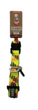 Arcadia Trail - Paracord Collar Durable Nylon, Small 10-14 in, Yellow, Adj Fit