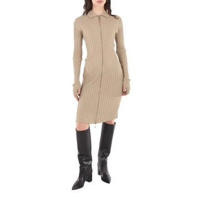 Burberry EKD Logo Viscose-Blend Dress - Image 1 of 4