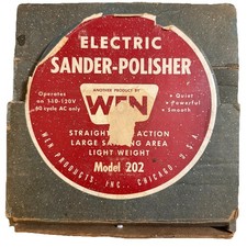 Vintage Wen Electric Sander -Polisher Model 202 with Box- Works.