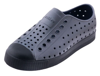 Native Jefferson Metallic Kids Shoes - Jiffy Black - C4 13100117-1204-C4