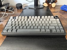 AULA F75 Pro 75% Wireless Mechanical Keyboard, Boxed Gradient Grey, Knob