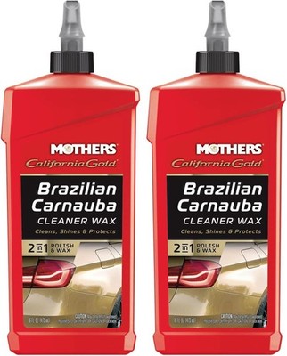 Mothers 05701 California Gold Brazilian Carnauba Cleaner 16 Fl Oz (Pack of 2) 