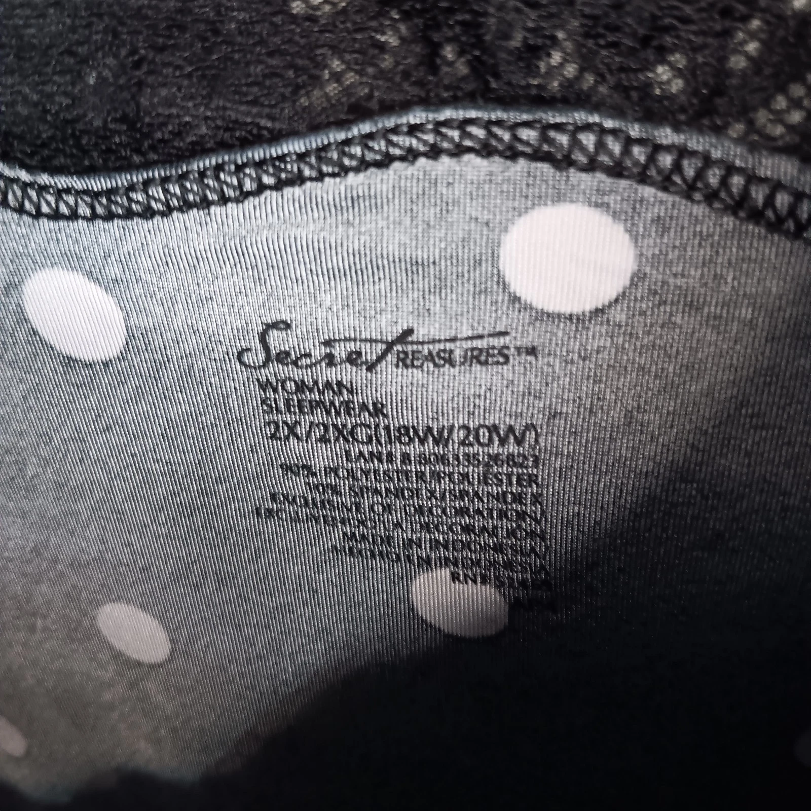 UNDERCOVER Secret Treasure 2X Abito Raso Slip Dress Pois Pizzo Bralette Imbottito Elasticizzato