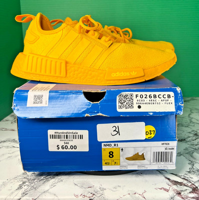Adidas NMD_R1 Collegiate Gold HP7826 Men s Size 8 New Originals Boost Sneakers