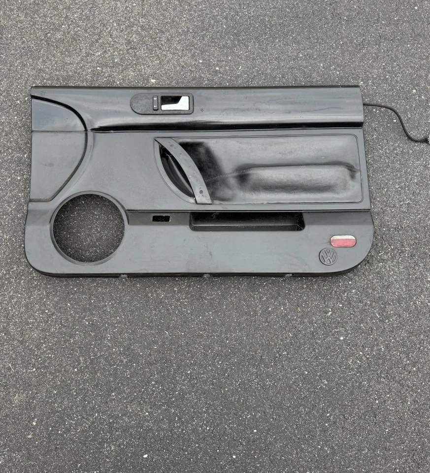 Volkswagen Beetle 1998-2010 pasajero derecho derecho negro panel de puerta convertible solamente Foto 2 de 4