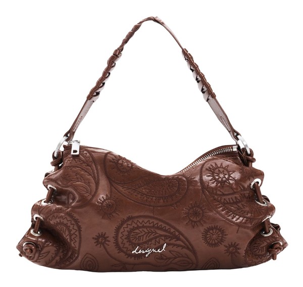 Desigual Siroco Xela Shoulder Bag UmhäNgetasche Tasche Camel Braun Neu-image