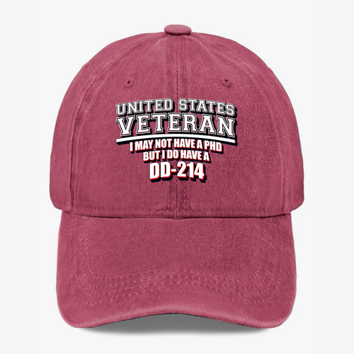 Baseballmütze DD214 Veteranen lustig Militär Humor US Veteran gewaschen verstellbar - Bild 7 von 19