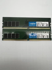 2 pack Crucial 8GB DDR4 2133 MHz PC4 1Rx8 DIMM Desktop Memory  (CT8G4DFS8213)