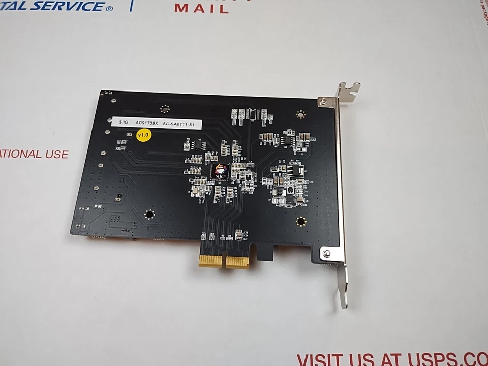 SIIG  SC-SA0T11-S1 3 SATA + 1 SSD HYBRID PCIE PCI EXPRESS  Internal PC Adapter  - Image 3 of 4