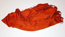 Rust Red Orange Pashmina Style Scarf Brand New