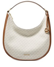 Michael Kors Signature Large Hobo Bag, Vanilla/Acorn $298
