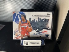 2025-26 Topps Basketball Tre Johnson III RC Rookie Clutch City Insert Wizards
