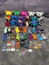 VTG GRATEFUL DEAD LIQUID BLUE MASSIVE BEANIE PLUSH LOT OF 35 w/Cards Some RARE