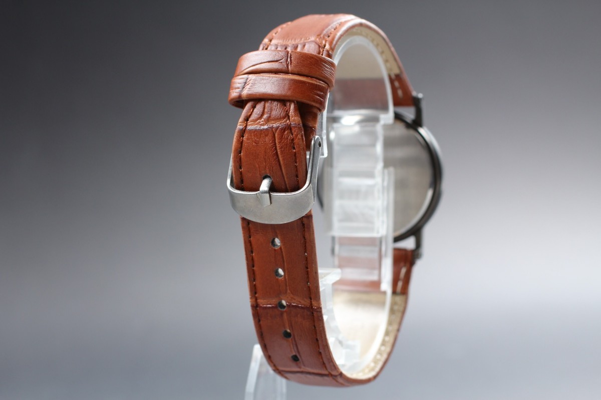 EXC+5] Vintage 1985 Seiko Avenue 7431-6110 Black Dial Quartz Mens