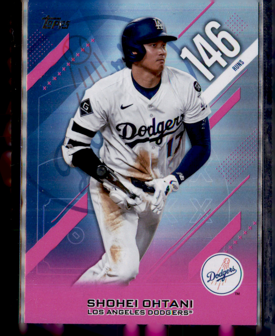 2026 Topps Series 2 - Crooked Numbers Shohei Ohtani #CN-9 Pink Foil