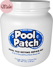 Pool Tile Adhesive Setting Repair Kit 3 Lb - Easy to Mix and Apply Thinset Formu