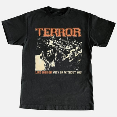 Retro Band Terror Short Sleeve Unisex All Size