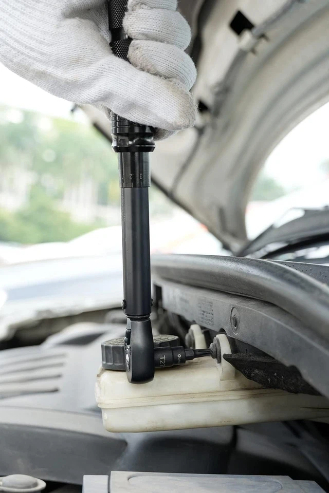 Torx and HEX Bit Socket Set, 25 PCS 1/4" Allen Key Star Socket, 1/2" & 3/8" Sock - Image 3 of 4