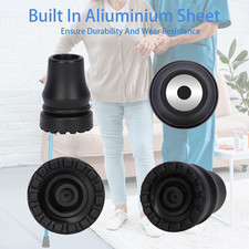 4PCS Rubber Cane Tips 3/4 Inch Heavy Duty Walking Cane Tips, Anti Slip Replac...