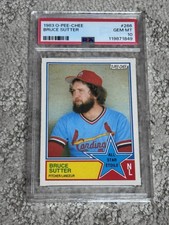 PSA 10 BASEBALL CARD 1983 O-PEE-CHEE OPC CARDINALS HOF BRUCE SUTTER ALL- STAR