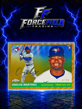 2026 Topps Signature Class Orelvis Martinez Gold Rookie Card #349 SSP 47/50.. rookie card picture