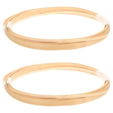 2 Bundles Bamboo Strips Decorative Materials Basket Weaving Tools Father Coil