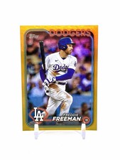 2024 Topps Series 1 - Freddie Freeman #102 Gold Foil
