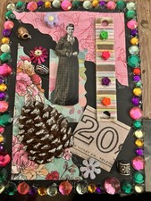Junk Journal /scrapbook 5 Vintage Junk Journal Ephemera. 5 Cards W/ Envelopes.