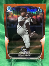 Isaiah Coupet - #10/25 - ORANGE REFRACTOR - 2023 Bowman Draft - BDC-37 - 1st