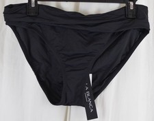 La Blanca Women's Island Goddess Bikini Bottom Black Size 12