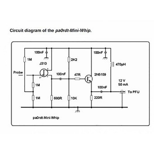 DC9-15V Assembled Mini-Whip MF HF VLF Mudule Active RX Antenna 10KHz-30MHz SMA - Afbeelding 7 van 10