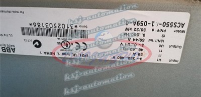 1PCS Used ABB Inverter ACS550-01-059A-4 ACS55001059A4 tested