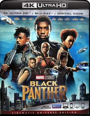 BLACK PANTHER (4K UHD, 2018) Brand-New / Sealed ~15% OFF 3+