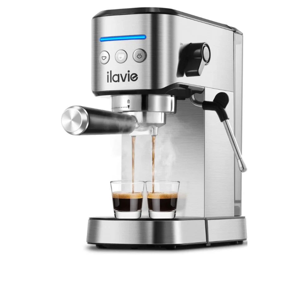 Espresso Coffee Machine, ILAVIE K2 Espresso with Steamer, ILAVIE X.12