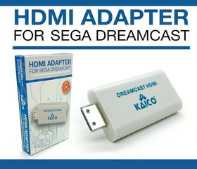 Kaico Sega Dreamcast HDMI Adapter &ndash; Plug & Play Converter for silver 