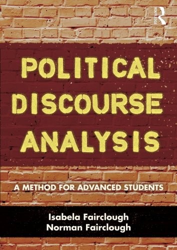 Political Discourse Analysis,Isabela Fairclough