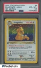 1999 Pokemon Fossil 1st Edition #4 Dragonite Holo PSA 8.5 NM-MT+