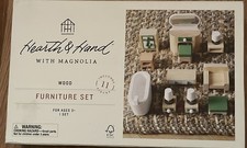 Hearth Hand With Magnolia Toy Dollhouse Furniture 11-Pieces Wooden Set