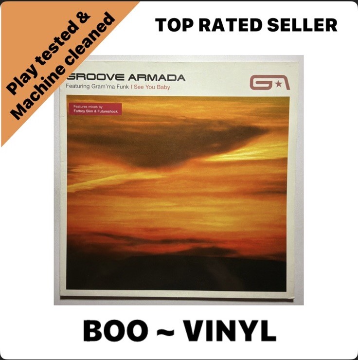Groove Armada Featuring Gram'ma Funk – I See You Baby 12"" 1999 House Beat EX