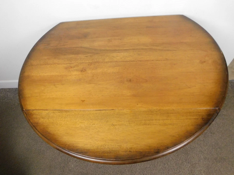 Mesa abatible estilo antiguo de colección con encanto de campo 42" comedor cocina ¡ENVÍO! Foto 3 de 4