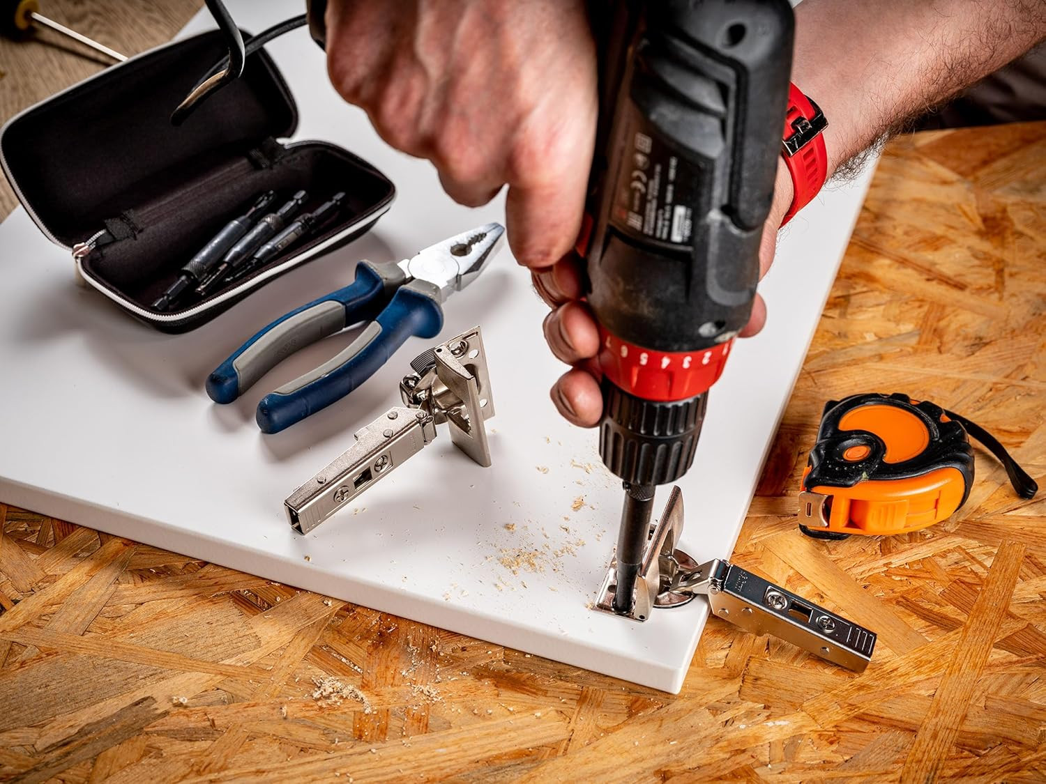 Clarke Brothers Self-Centering Drill Bit Set – 8-Pack Assorted Sizes Center Dril