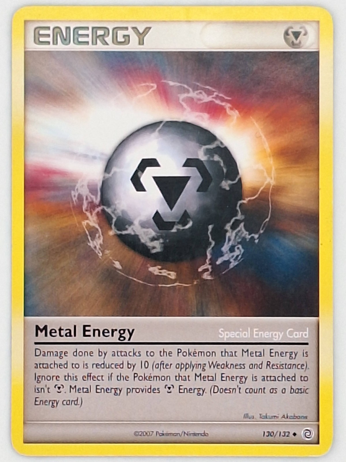 Metal Energy 130/132 Pokemon - Diamond & Pearl Secret Wonders MP