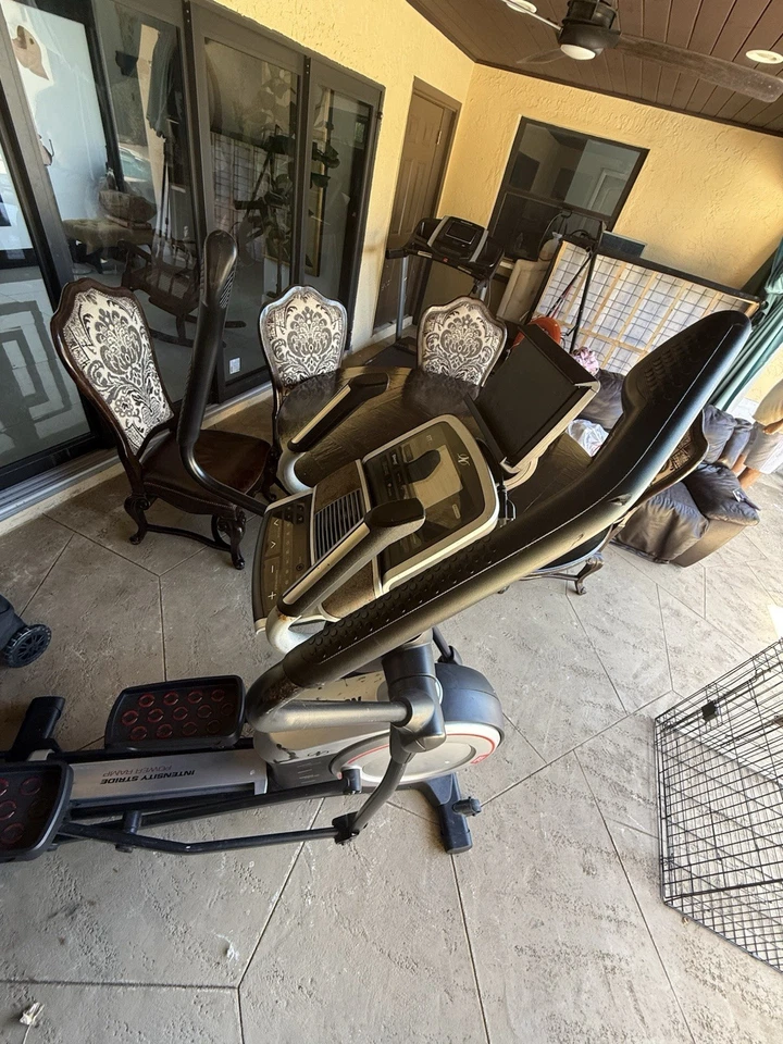 NordicTrack Commercial e9.5i Power Incline Elliptical Bike - Black - Image 3 of 4