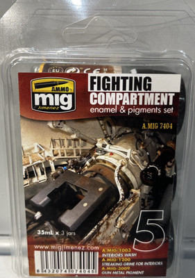 A.MIG 7404 U.S. Fighting Compartment Colors Set AMMO OF MIG JIMENEZ S.L.