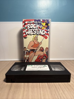 HULK HOGANS ROCK N WRESTLING VOL 3 VHS - RARE RETRO VIDEO TAPE